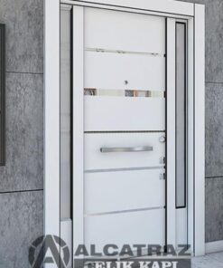 camlı alarmlı villa kapısı modelleri