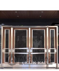 kompozit kaplama bina giriş kapısı kompakt lamine kaplama apartman giriş kapısı