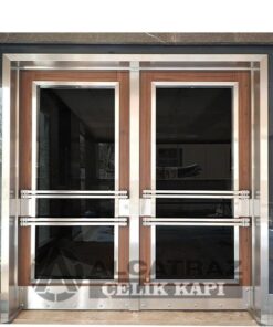 kompozit kaplama bina giriş kapısı kompakt lamine kaplama apartman giriş kapısı