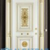 Altın Varak İşlemeli Lüks Klasik Çelik Kapı İndirimli Çelik Kapı Modelleri Özel Tasarım Çelik Kapı Alcatraz