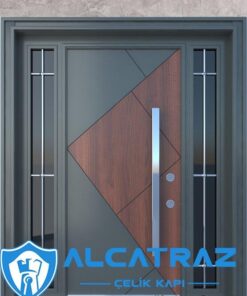 Antrasit Villa Kapısı Dış Kapı Fiyatları Çelik Kapı Modelleri Alcatraz Çelik Kapı