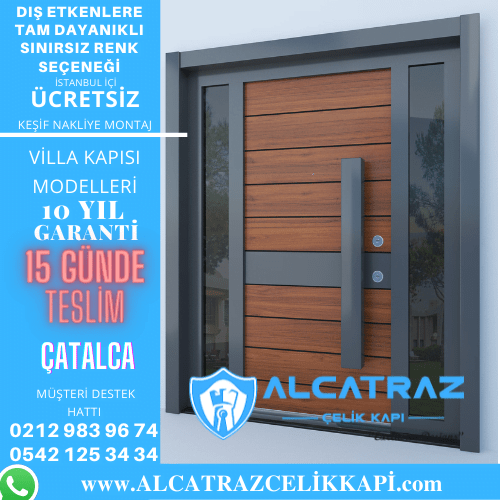 çatalca villa giriş kapıları villa kapısı modelleri indirimli villa kapı fiyatları kompozit villa kapısı