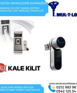 çelik kapı parmak izi alarmlı kilit göz tanıma sistemi kale x10 multlock entr kilit sistemi