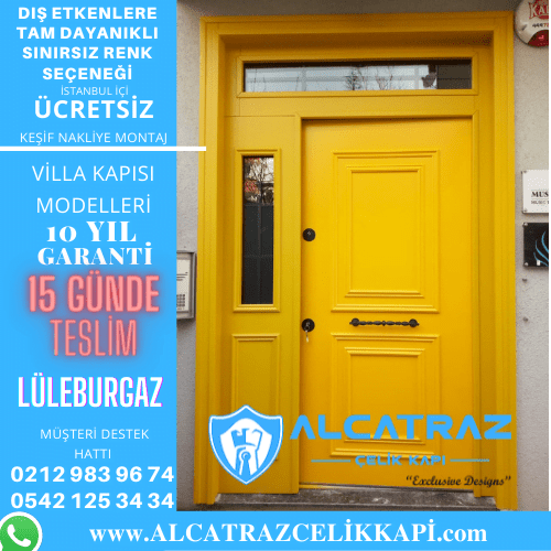 lüleburgaz villa giriş kapıları villa kapısı modelleri indirimli villa kapı fiyatları kompozit villa kapısı