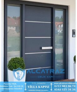 Göktürk Villa Kapısı Modelleri Villa Giriş Kapısı İstanbul Villa Kapıları Alcatraz Çelik Kapı