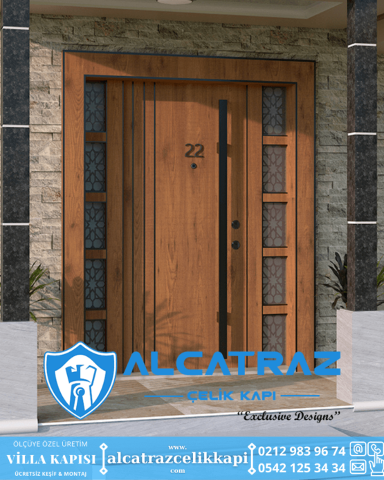 Villa Kapısı Modelleri Villa Giriş Kapısı Kompozit Çelik Kapı Alcatraz Villa Kapısı Haustüren SteelDoors - 2021-08-13T092912.684